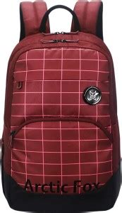 Arctic Fox Grid Tawny Port 33 L Laptop Backpack Tawny Port - Price in ...