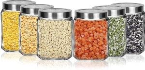 Adhunyk Glass Grocery Container - 600 ml Price in India - Buy Adhunyk ...