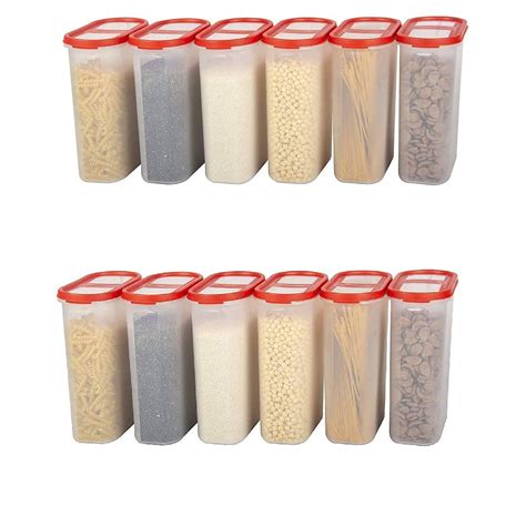 Buy SIMPARTE 360° View Clear-Top 3 Line Modular Containers Oval Set for ...