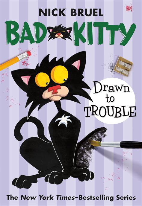 Amazon.com: Bad Kitty Drawn to Trouble (paperback black-and-white ...