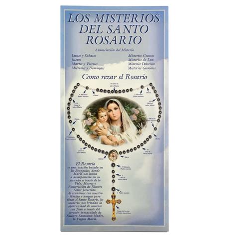 Buy Folleto de Instrucción de Los Misterios del Santo Rosario | Aprenda ...