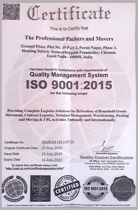 Professional Packers and Movers in Chennai, Tamil Nadu, India