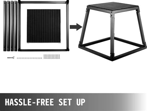 Buy VEVOR Plyometric Platform Box,24 Inch Height Plyometric Jump Box ...