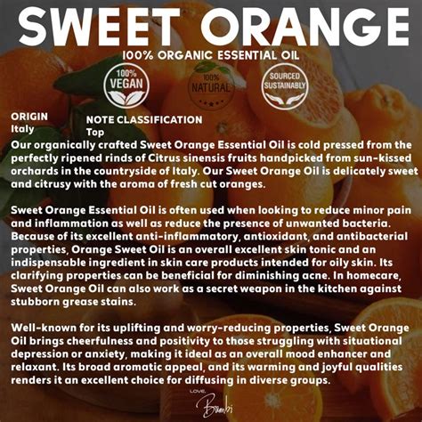 essential oils orange