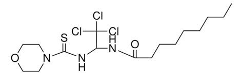 NONANOIC ACID (2,2,2-TRICHLORO-1-((MORPHOLINE-4-CARBOTHIOYL)-AMINO ...