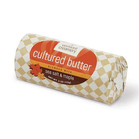 Vermont Creamery Cultured Butter, Sea Salt And Maple (4 oz) Delivery or ...