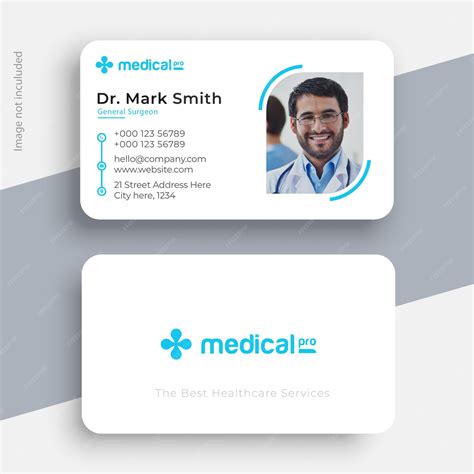 Premium Vector | Medical healthcare or doctor business card or visiting ...