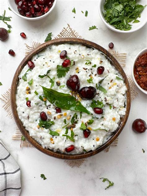 Curd Rice With Fruits