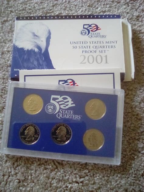 2001 United States Mint Proof set and 2001 state quarters proof set | eBay