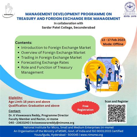 Management Development Programme on Treasury and Foreign Exchange Risk ...