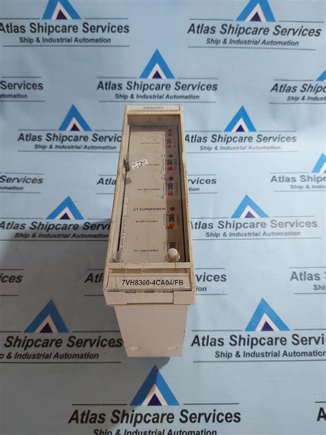 SIEMENS 7VH8300-4CA04/FB HIGH IMPEDANCE DIFFERENTIAL RELAY – Atlas ...