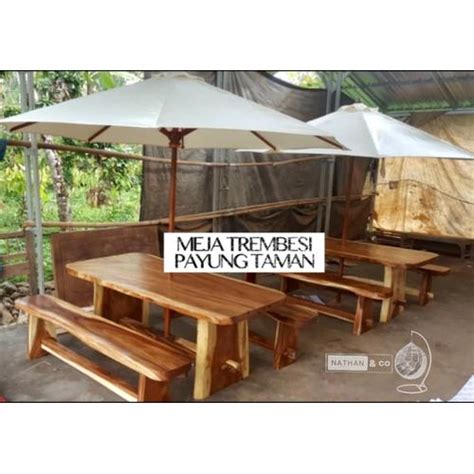 Jual Meja Kursi Makan Set Payung Trembesi Outdoor - Jakarta Utara ...