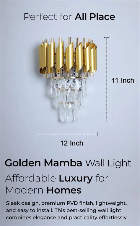 Golden Mamba Wall Light – Harold Electricals