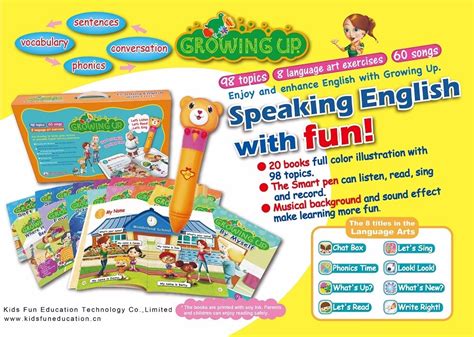 Cute Roles Pictre Book Growing Up with Reading Pen for Kids learning ...