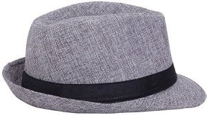 PELO Casual Self Design Fedora Hat, Trilby Hat for Men, Hats for Men ...