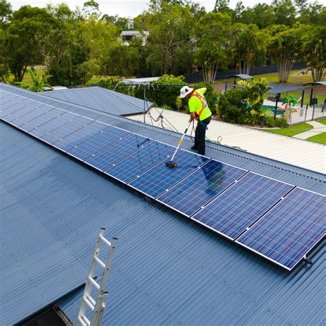 The Best Process For Cleaning Solar Panels - Gutter-Vac