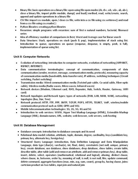 Computer Science Class 12 Syllabus 2019 的图像结果