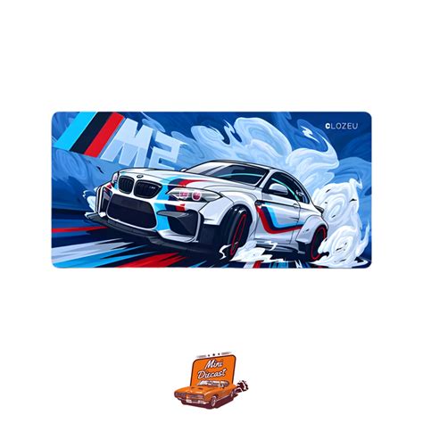 Car Design Printed Mat – Performance Edition (Blue) – Mini Diecast