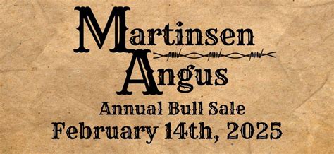 Martinsen Angus Yearling Bull Sale, 86249 Moon Lake Ave, Johnstown, 14 ...