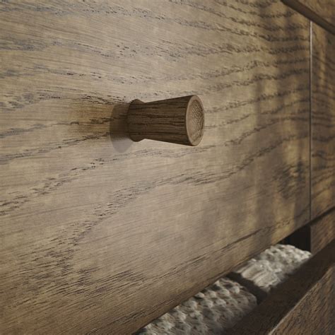 TONSTAD chest of 6 drawers, brown stained oak veneer, 120x47x90 cm (471 ...