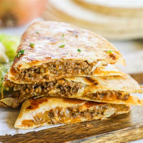 Ground Beef Quesadillas · Easy Family Recipes