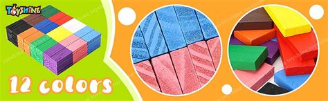 Toyshine 240 pcs 12 Color Wooden Dominos Blocks Set, for Kids Game ...