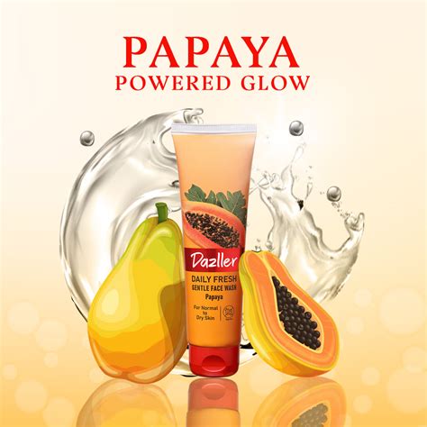 Daily Fresh Gentle Face Wash - Papaya – Dazller Cosmetics