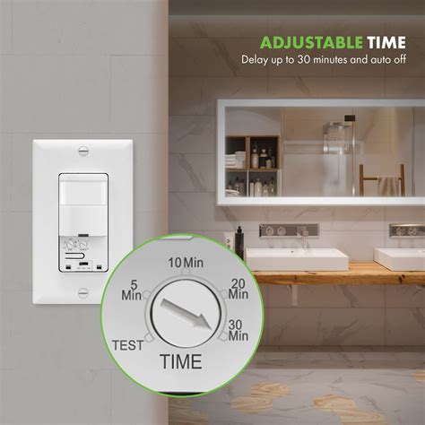 Buy TOPGREENER Motion Sensor Light Switch, in-Wall Occupancy Detector ...