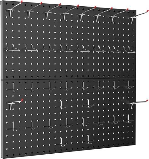 TORACK Metal Pegboard Wall Organizer 24 x 24 or 12 x India | Ubuy