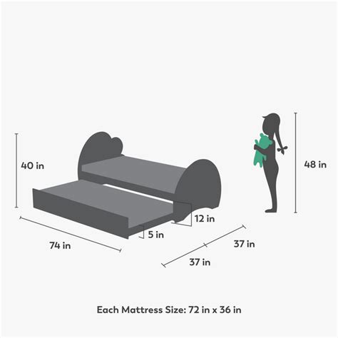 Buy Boingg Cloud Tails Trundle Bed Online at 16% Off