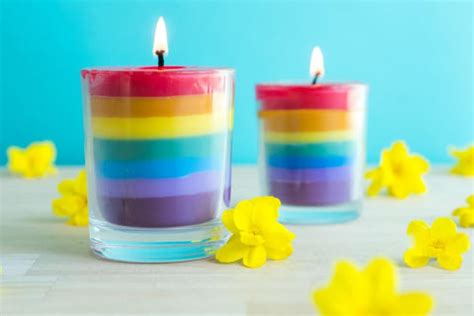 How To Make A Rainbow Candle at Home – VedaOils