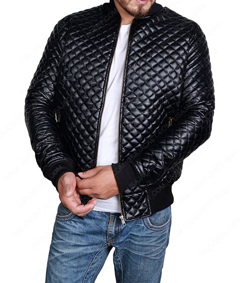 Mens Quilted Jacket With Leather Collar at Tawny Dunn blog