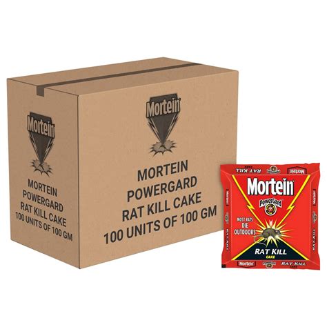 Mortein PowerGard Rat Kill Cake- 100 g (Pack of 100) | Professional Rat ...