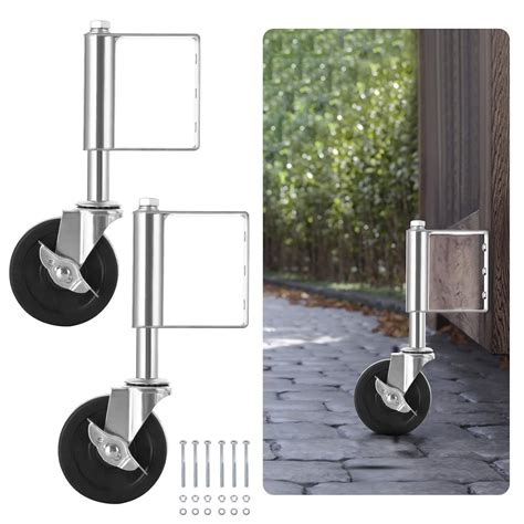 BEAMNOVA 2 Pack 4-Inch Gate Casters Door Wheels India | Ubuy