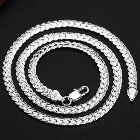 Silver Chains - Buy Silver Chains Necklaces online at Best Prices in ...
