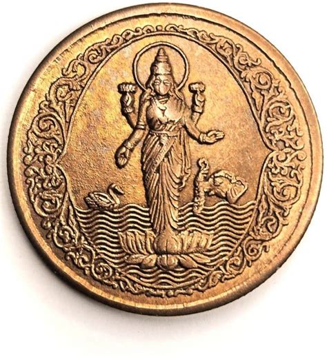 oldcoin Maa Laxmi Mata Blessing Gift Coin Medieval Coin Collection ...