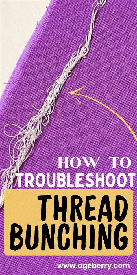 Image result for Sewing Machine Problems Thread Bunching