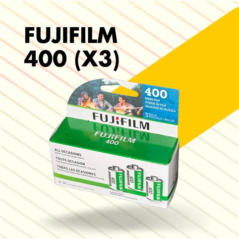 Fujifilm 400 (3-Pack, 36 Exp) - Brooktree Film Lab