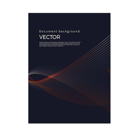 Brochure background of luxury lines | Premium Vector