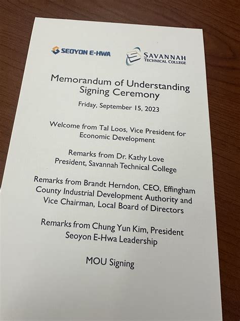 We were honored to join Seoyon E-HWA and Savannah Technical College ...