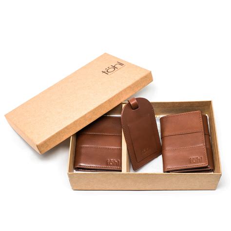 RAVELLO MEN'S GIFT SET - VINTAGE TAN - tohl