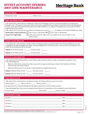 Fillable Online Home Loan Offset Account: What Is It and How Does It ...