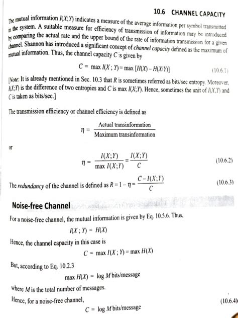 Image result for Formula for Channel Capacity