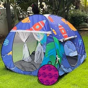 Buy Foldable Play Tent House Big Size for Girl Boys with Space Theme ...