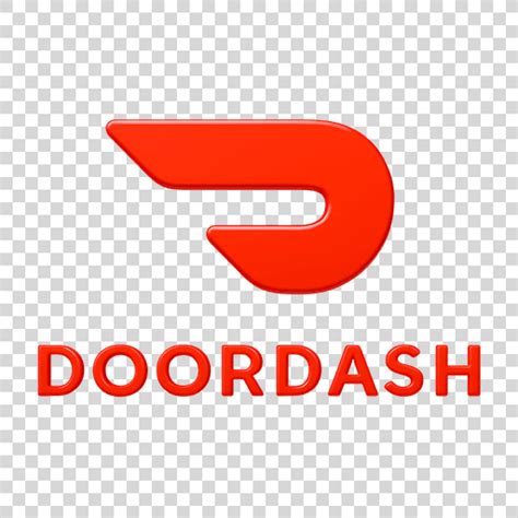 transparent doordash logo Standard png