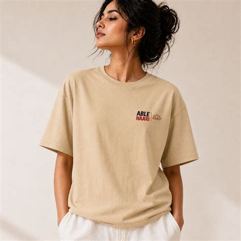 ABLE NAARI Boyfriend Fit T-Shirt