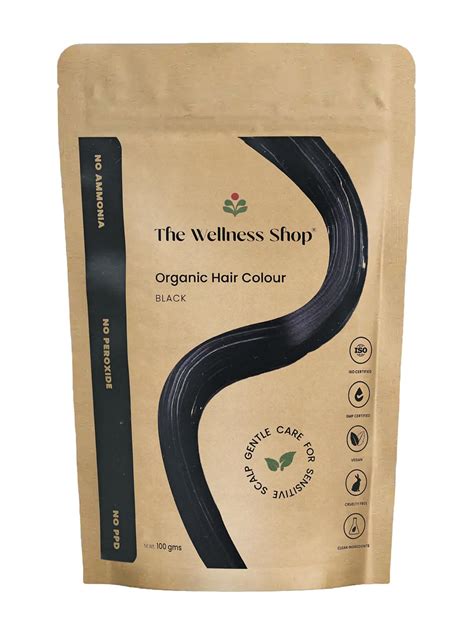 The Wellness Shop - Organic Black Hair Color | Ammonia Free (Henna ...