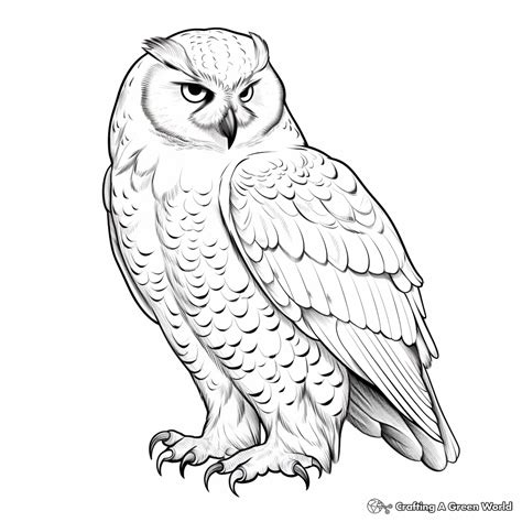 Realistic Owl Coloring Pages - Free & Printable!