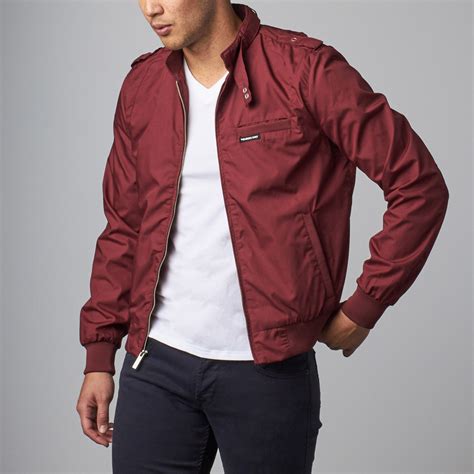 Members Only // Iconic Racer Jacket // Burgundy (S) - Members Only ...