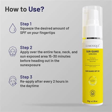 SUN-GUARD SPF 50+ Sunscreen | UV & Blue Light Protection | LUMOSIQUE ...